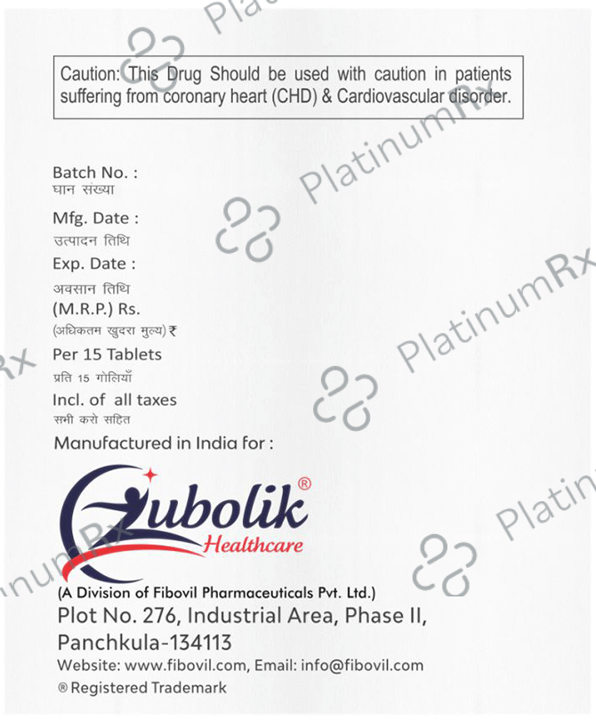 Zubcoxia 90mg Tablet