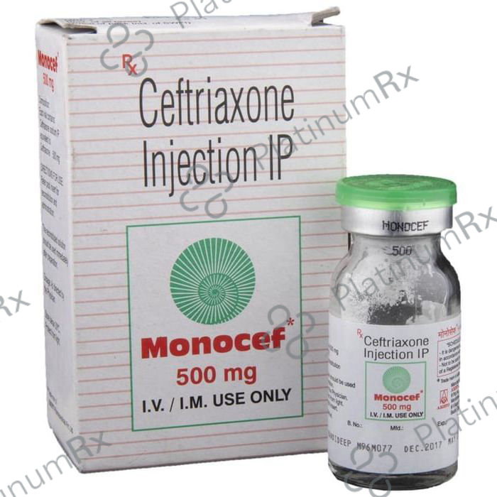 Monocef 500mg Injection 2ml