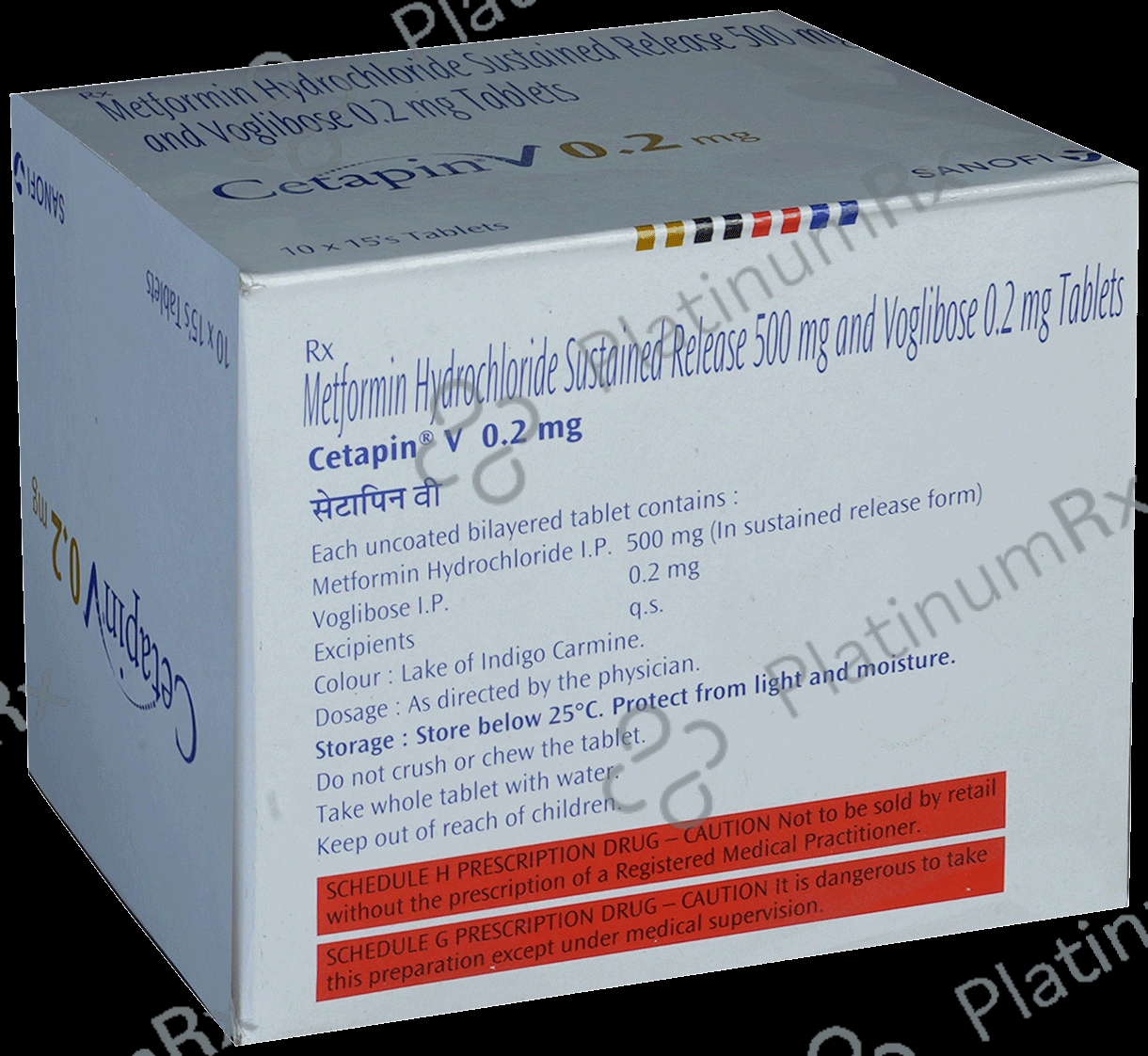 Cetapin V 500/0.2mg Tablet SR 15s