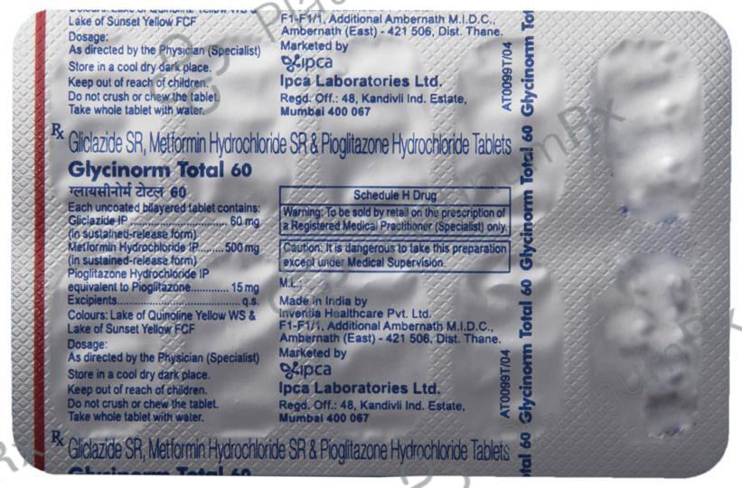 Glycinorm Total 60 Tablet SR 10 Tablet SR