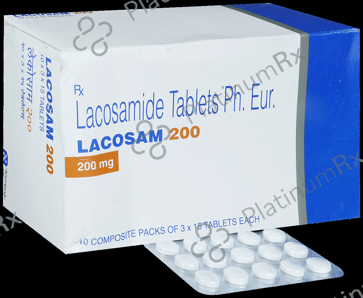 Lacosam 200mg Tablet 15s