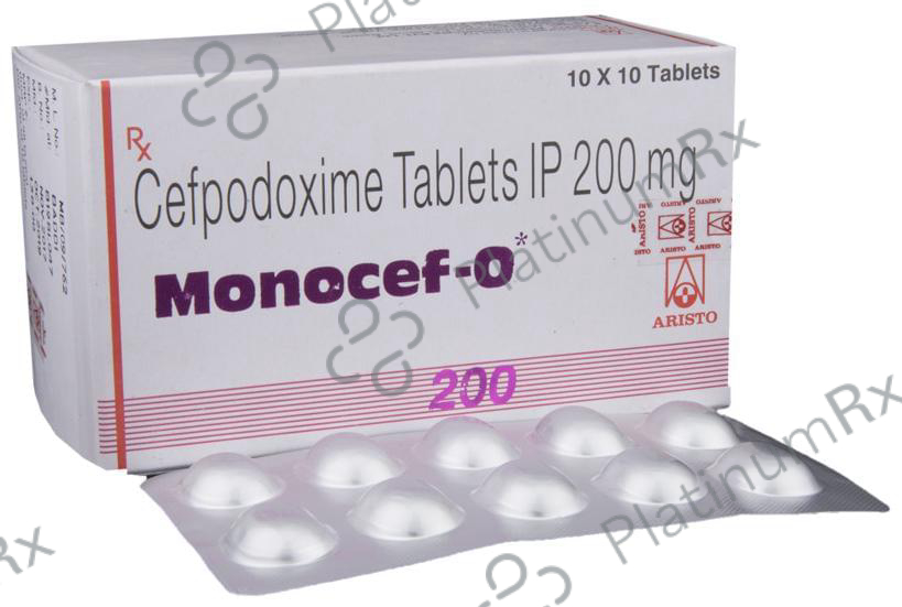 Monocef O 200mg Tablet 10s