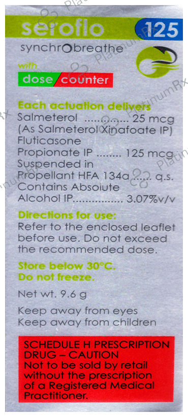 Seroflo 125/25mcg Synchrobreathe 120MDI