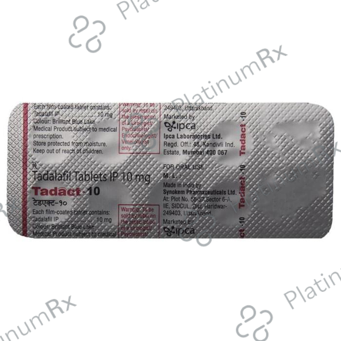 Tadact 10mg Tablet 10s