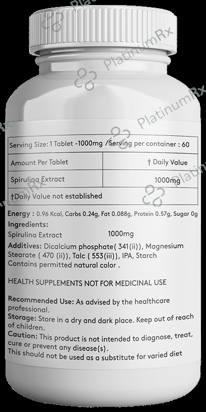 Giosun Spirulina 1000mg Tablet