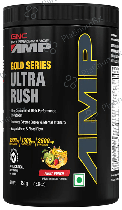 GNC Pro Performance AMP Gold Series Ultra Rush Fruit Punch