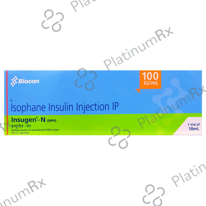 Insugen N 100IU/ml Injection 10ml