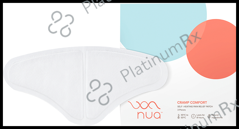 Nua Cramp Comfort Heat Patch - Period Pain Relief Patch