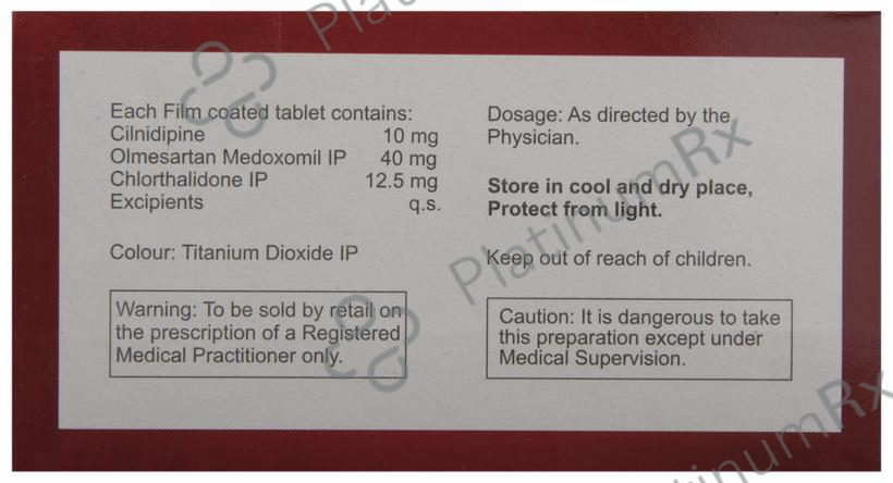 Olkem Trio 40 12.5/10/40mg Tablet 10s