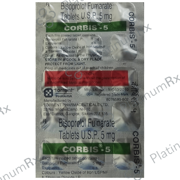 Corbis 5mg Tablet 15s