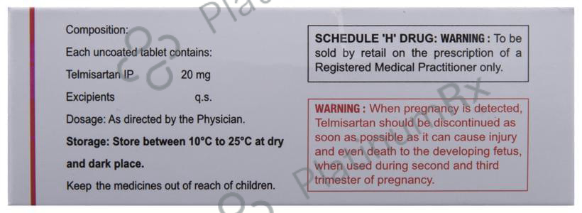 Eritel 20mg Tablet 15s