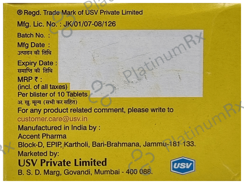 Glycomet GP 4/1000mg Forte Tablet PR 10s