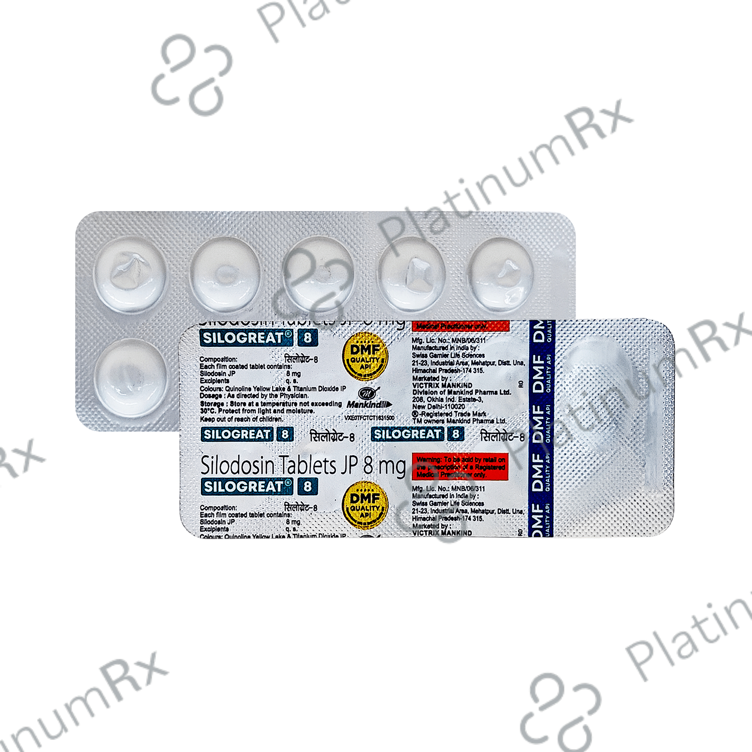 Silogreat 8mg Tablet 10s