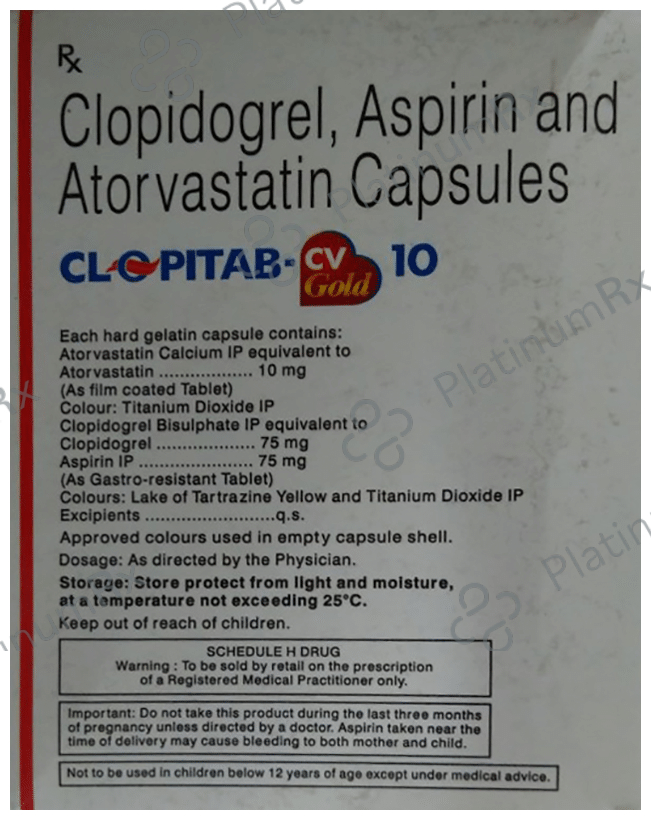 Clopitab CV Gold Capsule 10s