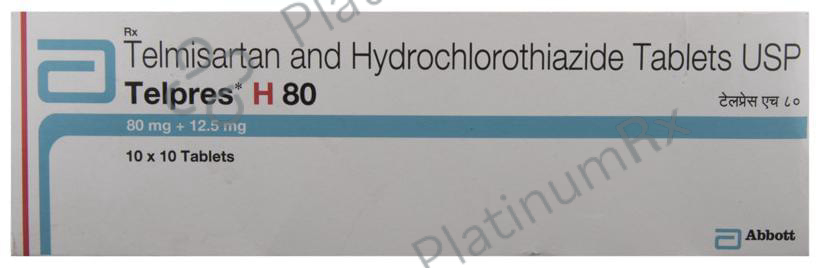 Telpres H 12.5/80mg Tablet 10s