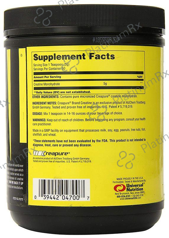 Universal Nutrition Creatine Powder