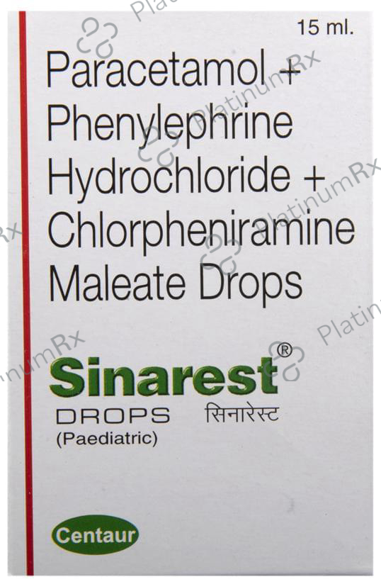 Sinarest Paediatric 1/125/2.5mg Oral Drops 15ml