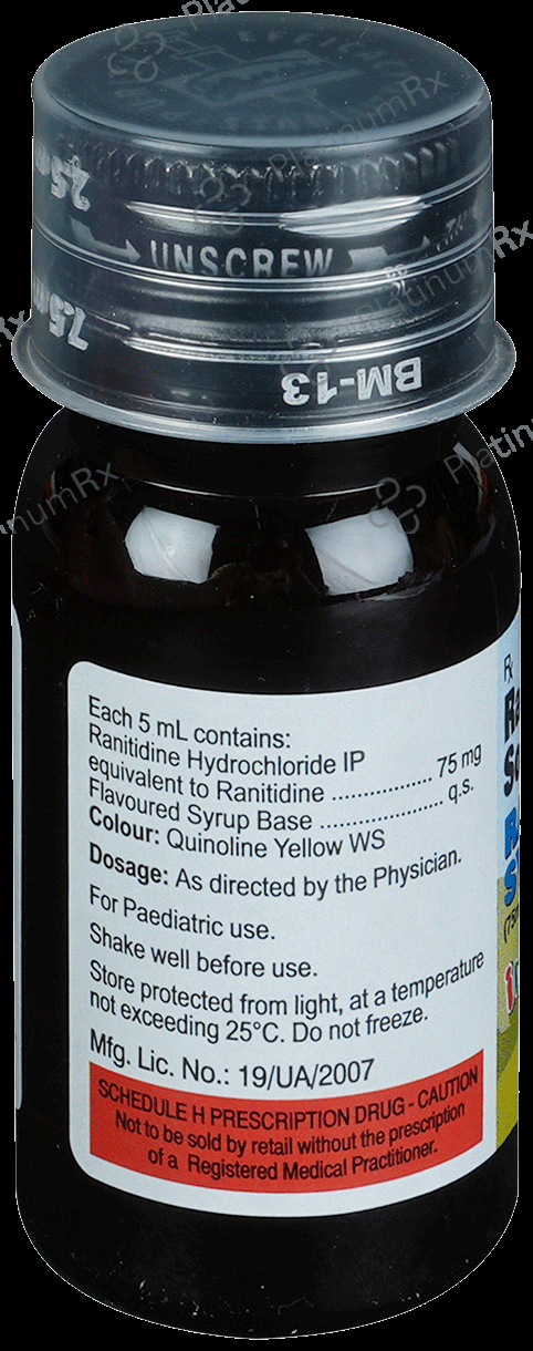 Rantac Infant 75mg Syrup Mint 30ml