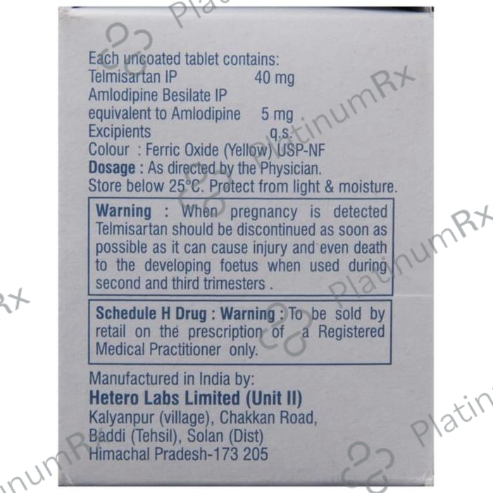 Teleact AM 5/40mg Tablet 10s