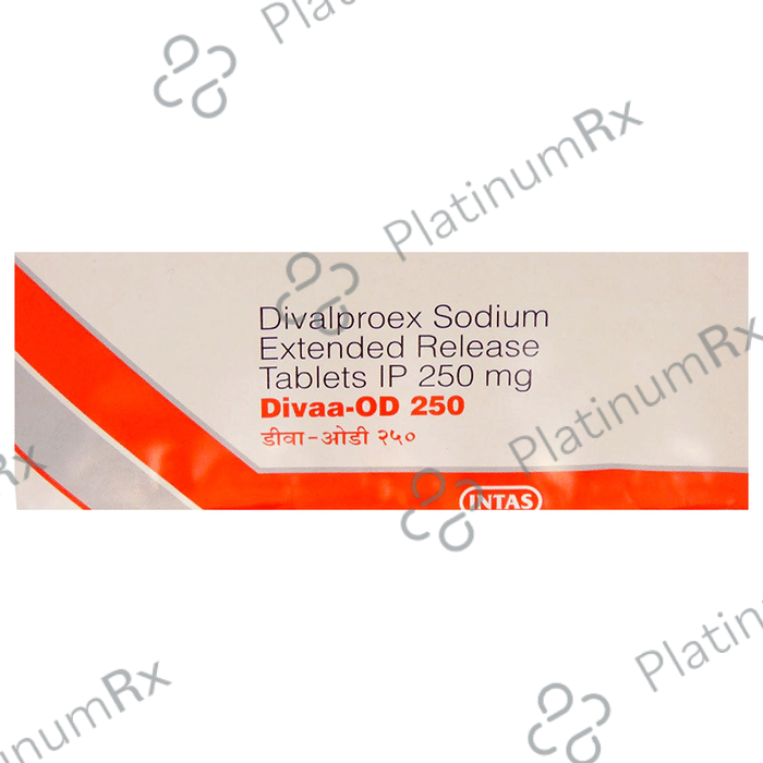 Divaa OD ER 250mg Tablet 10s