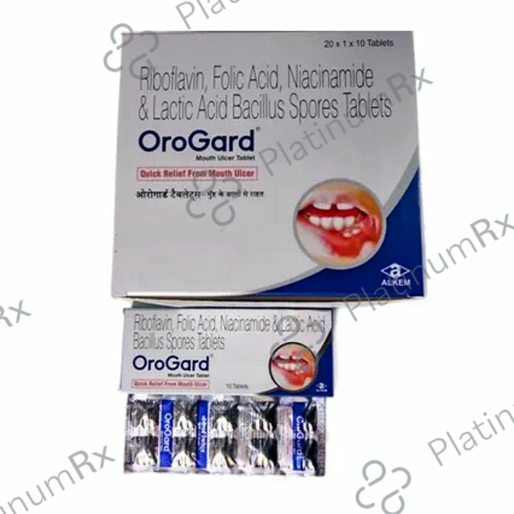 Orogard Mouth Ulcer Tablet 10s