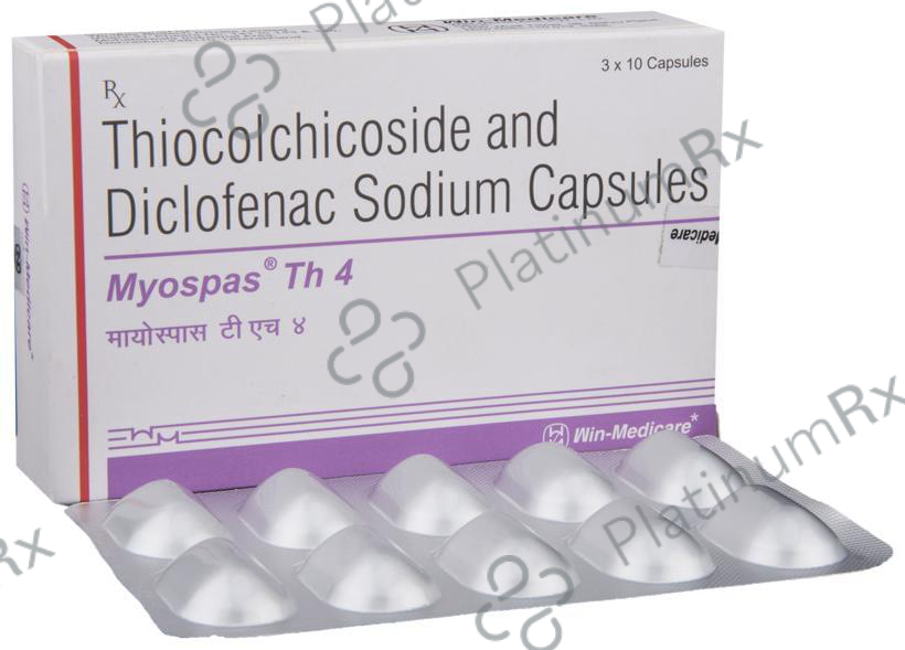 Myospas TH 50/4mg Capsule 10s