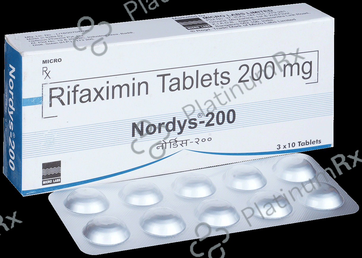 Nordys 200mg Tablet 10s
