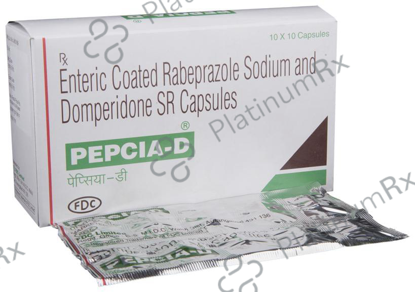 Pepcia D 30/20mg Capsule SR 10s