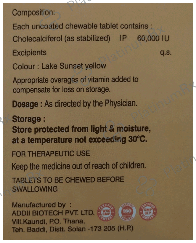 Hoaxon 60K Chewable Tablet 4s