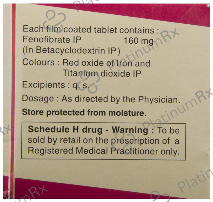 Lipicard 160mg Tablet 10s