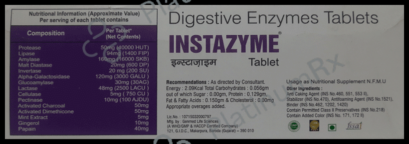 Pristyn Instazyme Tablet