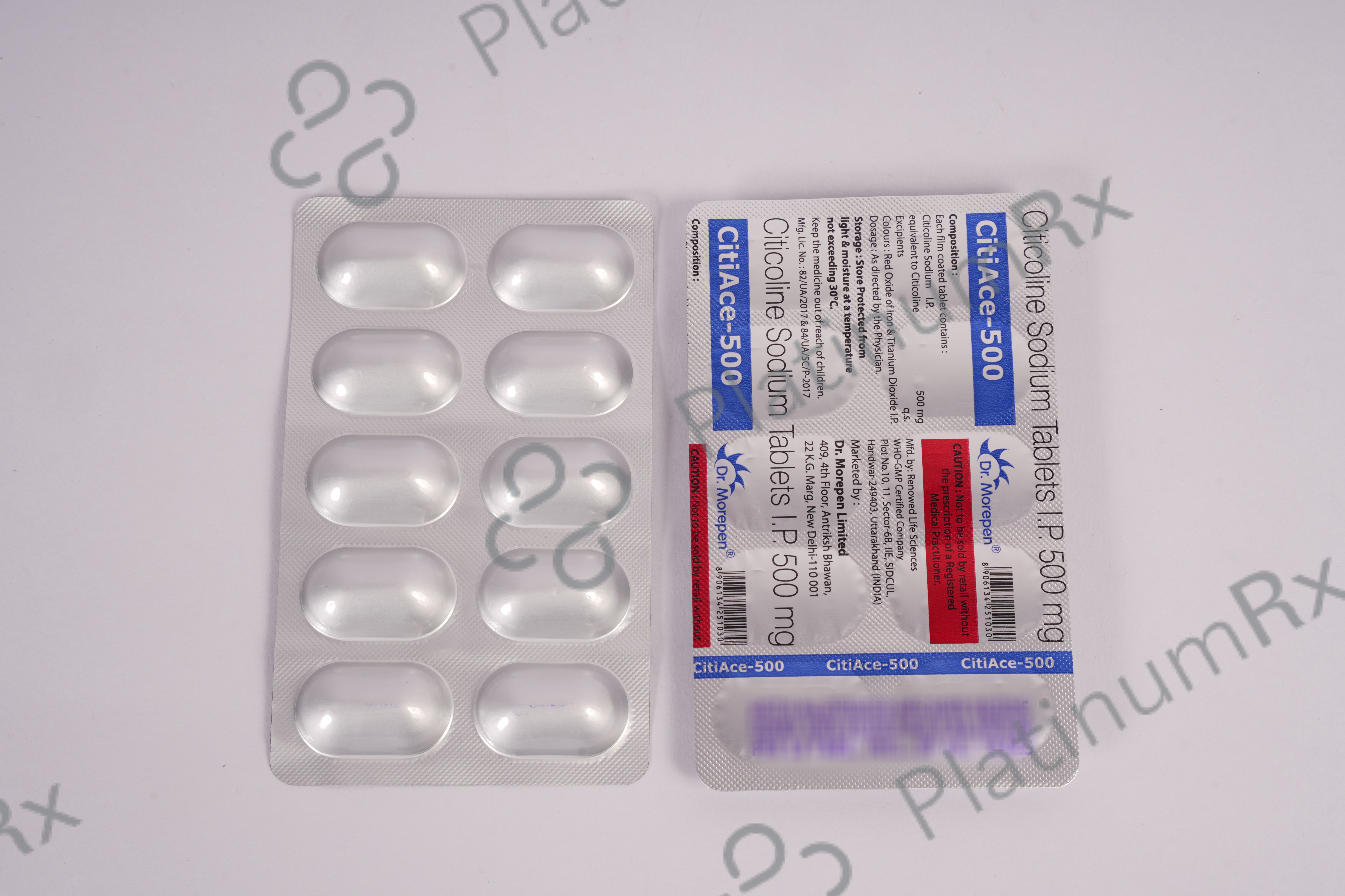 Citiace 500mg Tablet 10s