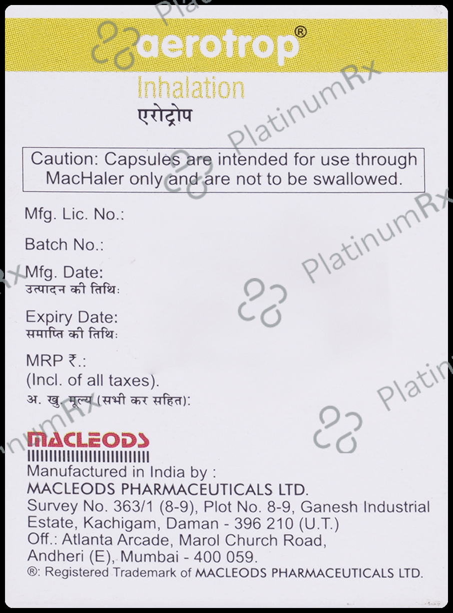 Aerotrop 18mcg Rotacap