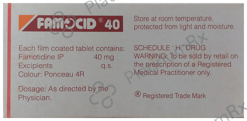 Famocid 40mg Tablet 14s