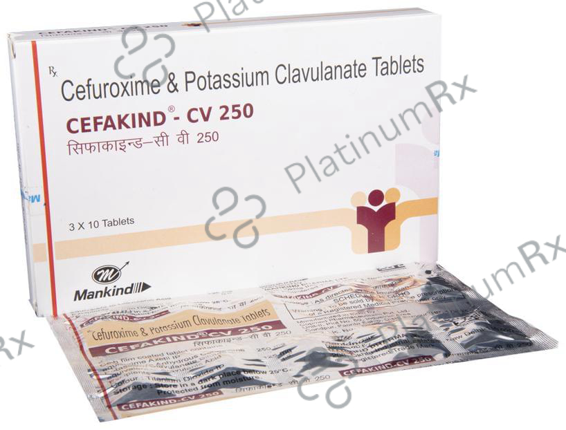 Cefakind CV 250/125mg Tablet 10s