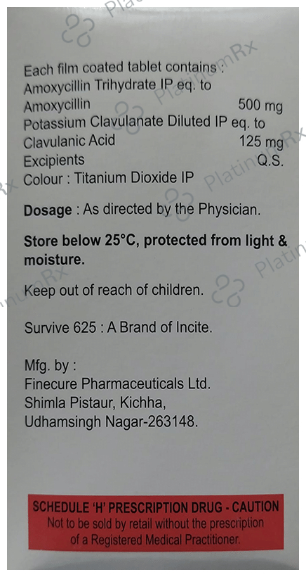 Survive 625 Tablet