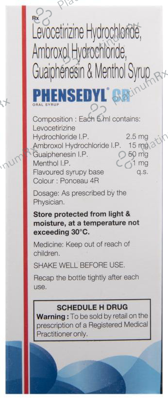 Phensedyl CR Syrup 100ml