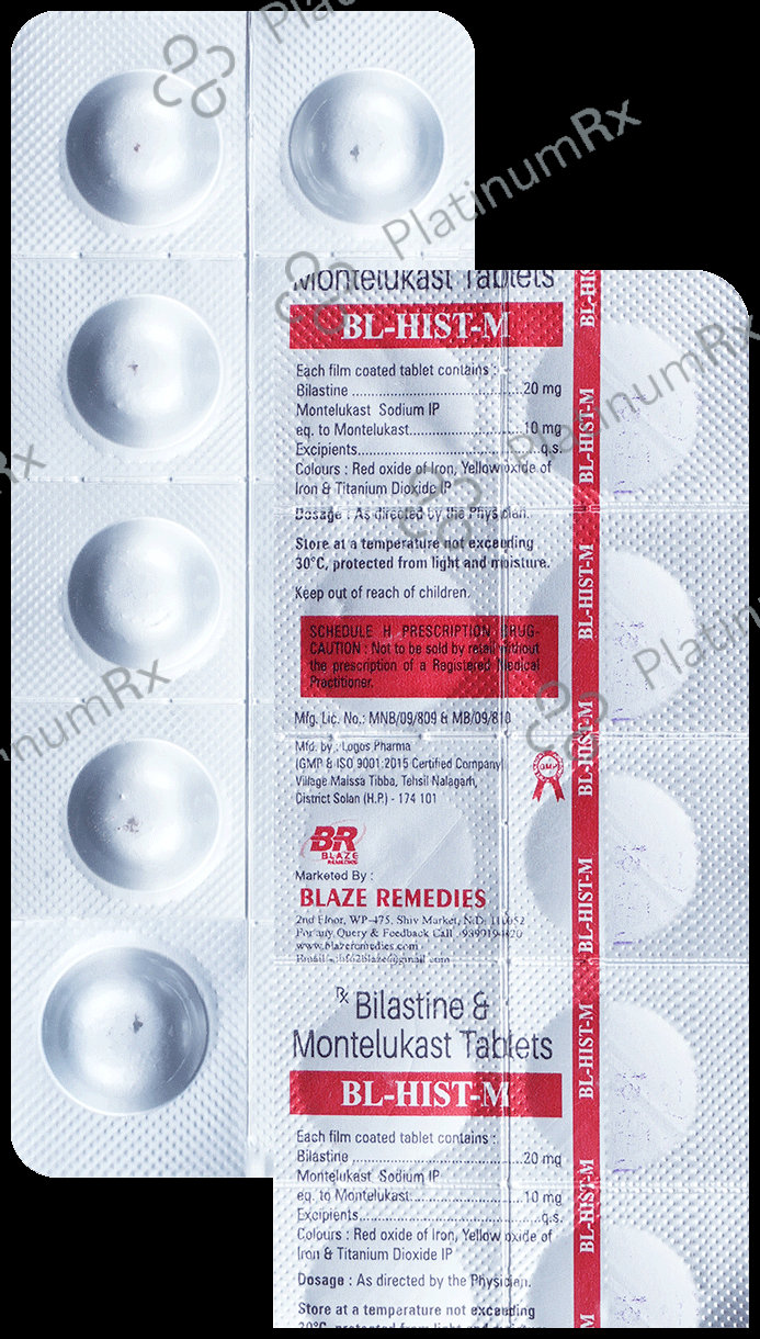 BL Hist M 20mg/10mg Tablet