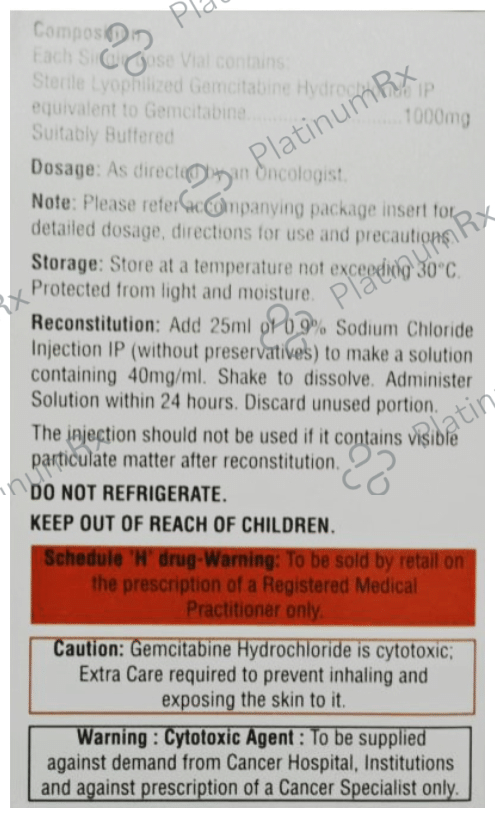 Alpigem 1000mg Injection