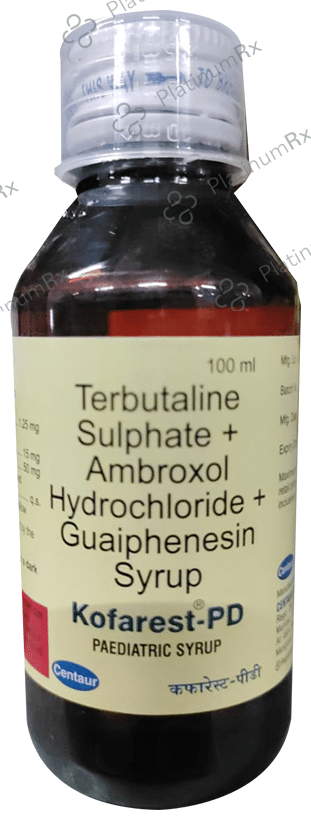 Kofarest PD 15/50/1.25mg Syrup 100ml