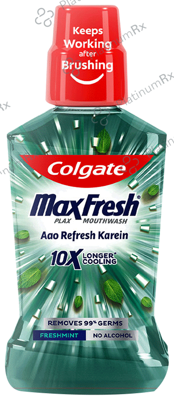 Colgate Fresh Mint MaxFresh Plax Antibacterial Mouth Wash 500 ml