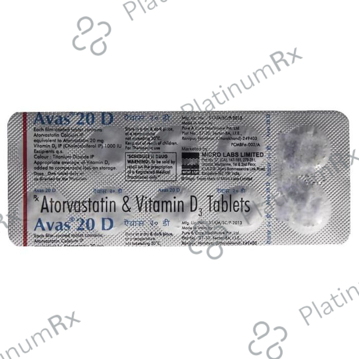 Avas 20 D Tablet