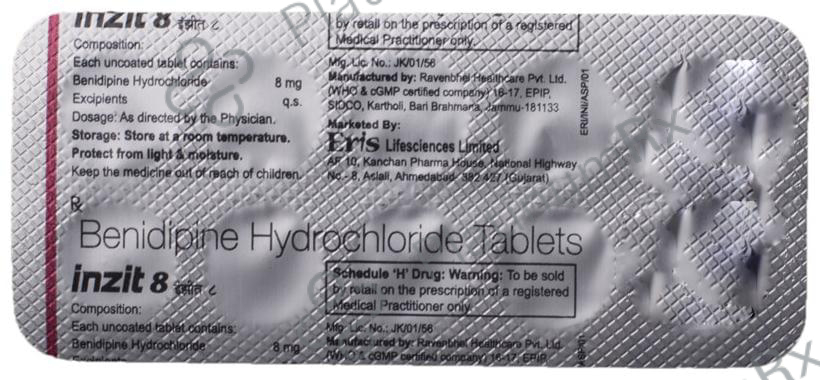 Inzit 8mg Tablet 10s