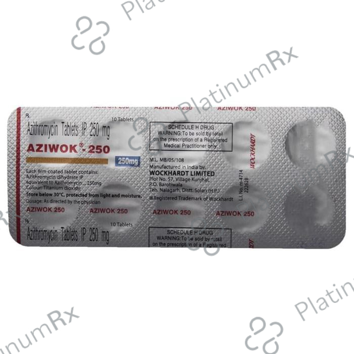 Aziwok 250mg Tablet 10s