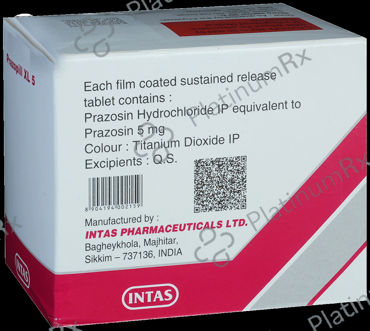 Prazopill XL 5mg Tablet 30s