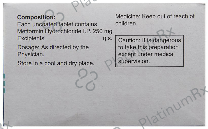 Xmet 250mg Tablet 15s