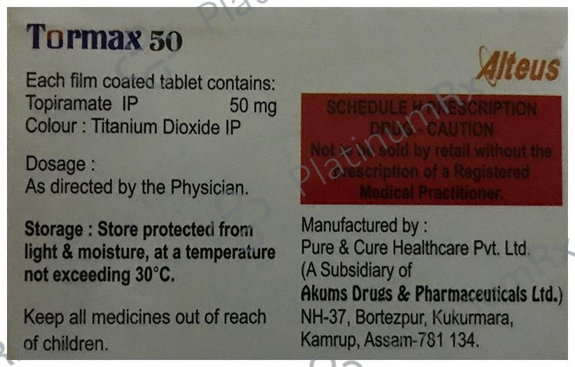 Tormax 50 Tablet