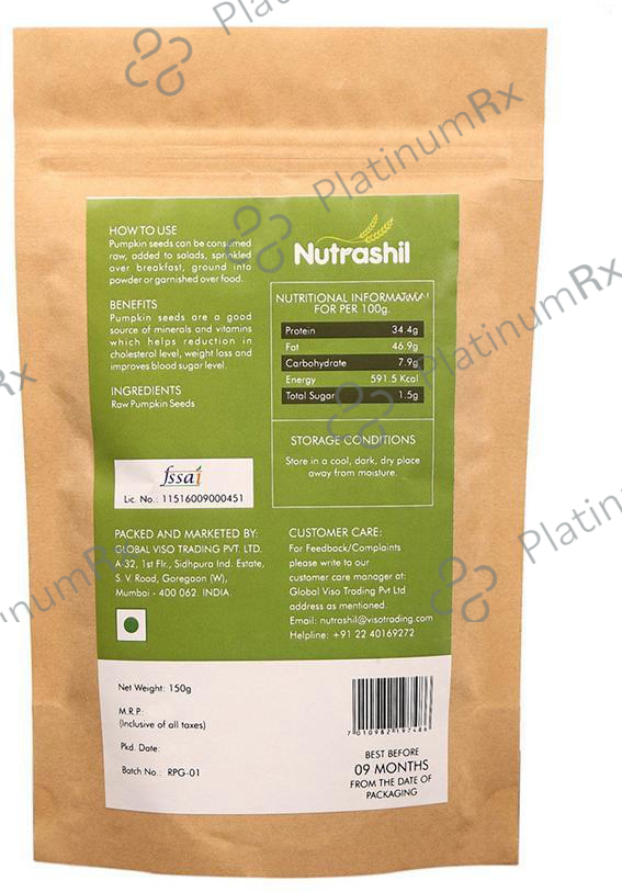 Nutrashil Raw Pumpkin Seeds