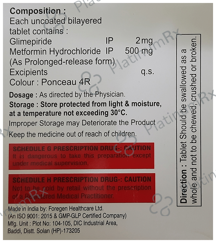 Nunchiglim-M 2 Tablet PR