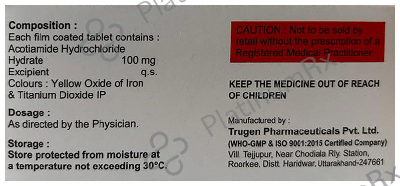 Acoride 100 Tablet